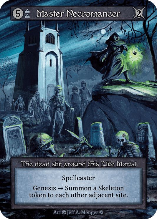 (FOIL) Master Necromancer - Gothic - NM