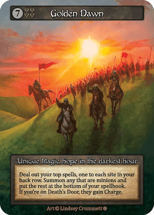 (FOIL) Golden Dawn - Gothic - NM