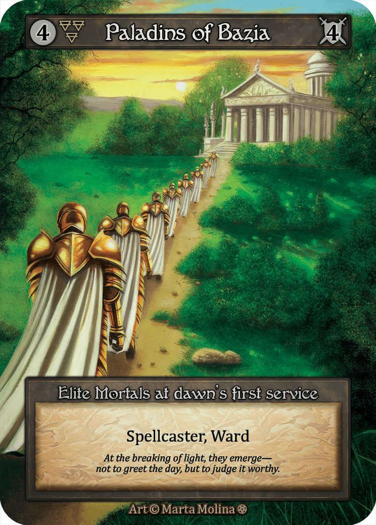 (FOIL) Paladins of Bazia - Gothic - NM