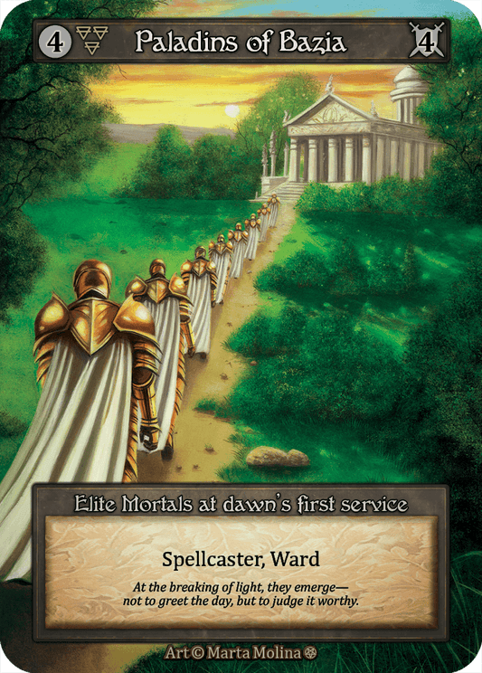 (FOIL) Paladins of Bazia - Gothic - NM