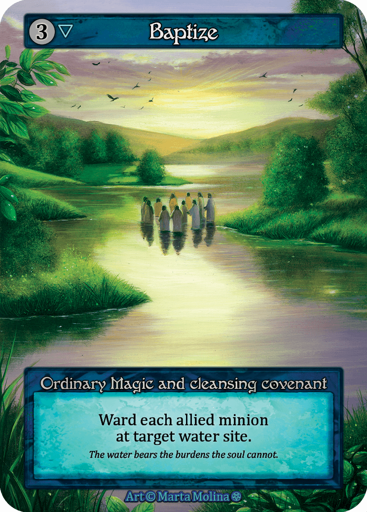(FOIL) Baptize - Gothic - NM