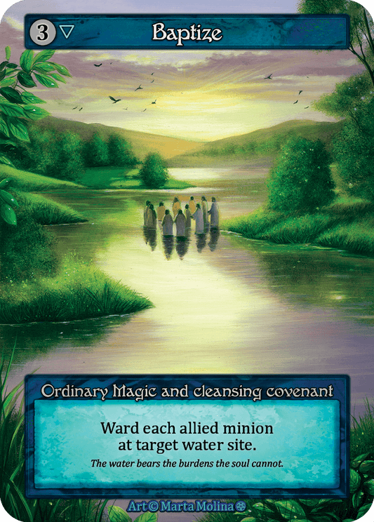 (FOIL) Baptize - Gothic - NM