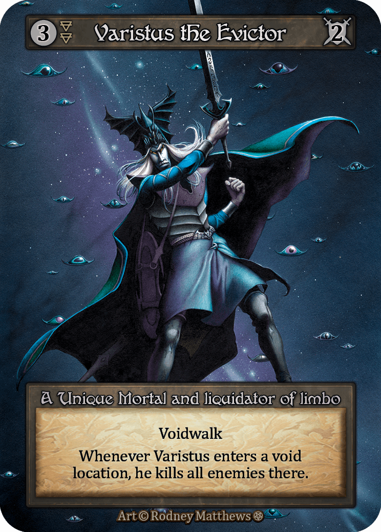 (FOIL) Varistus the Evictor - Gothic - NM
