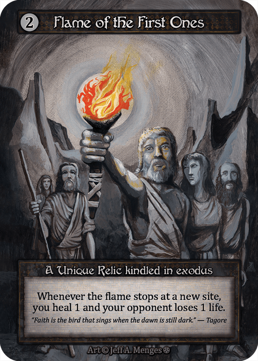(FOIL) Flame of the First Ones - Gothic - NM