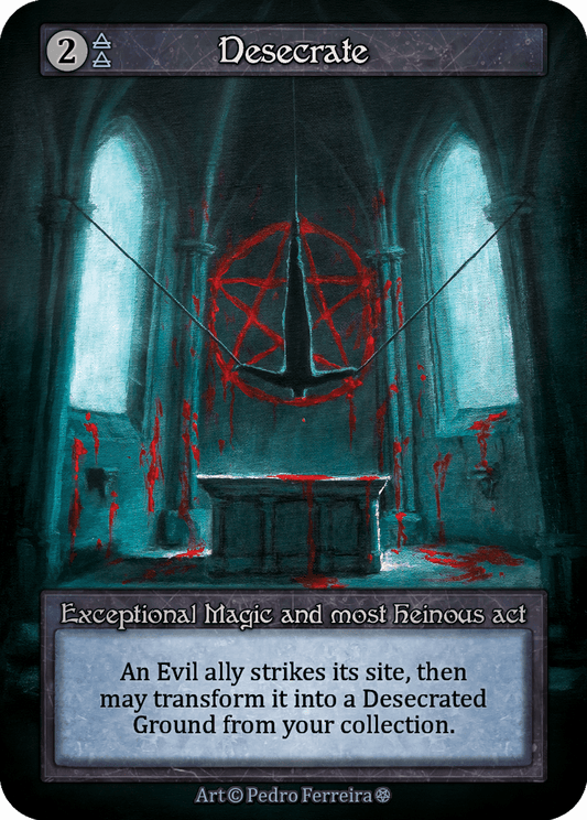 (FOIL) Desecrate - Gothic - NM