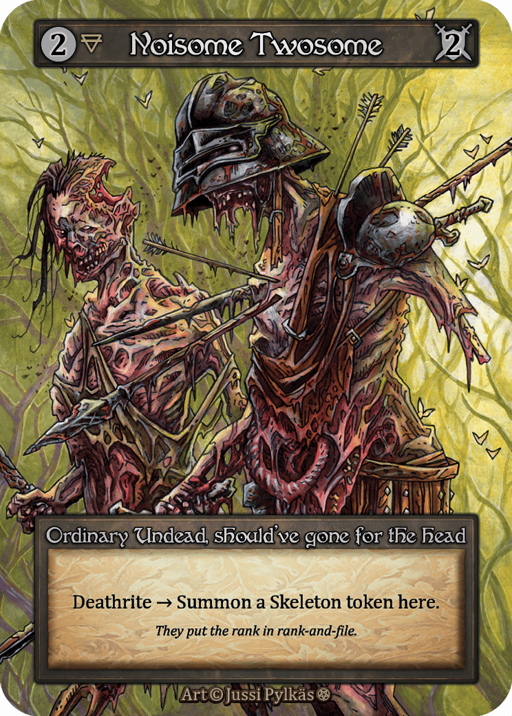 (FOIL) Noisome Twosome - Gothic - NM