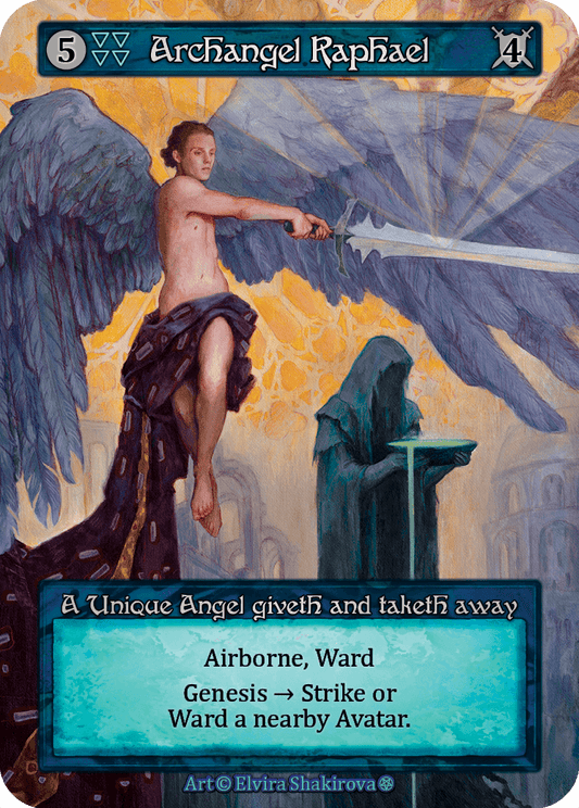 (FOIL) Archangel Raphael - Gothic - NM