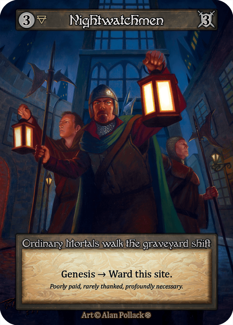 (FOIL) Nightwatchmen - Gothic - NM