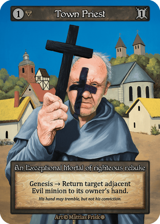 (FOIL) Town Priest - Gothic - NM