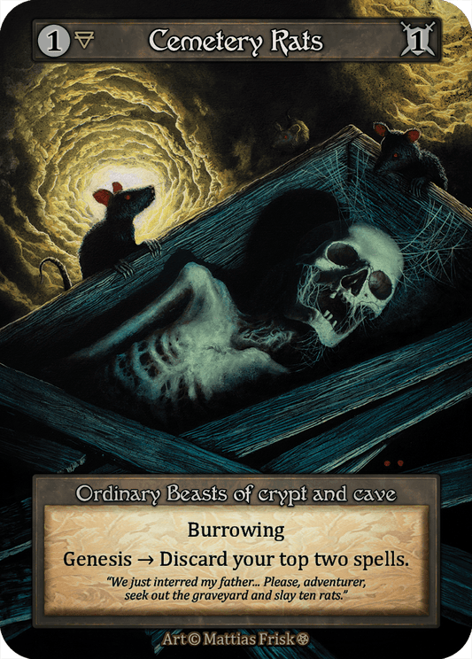 (FOIL) Cemetery Rats - Gothic - NM