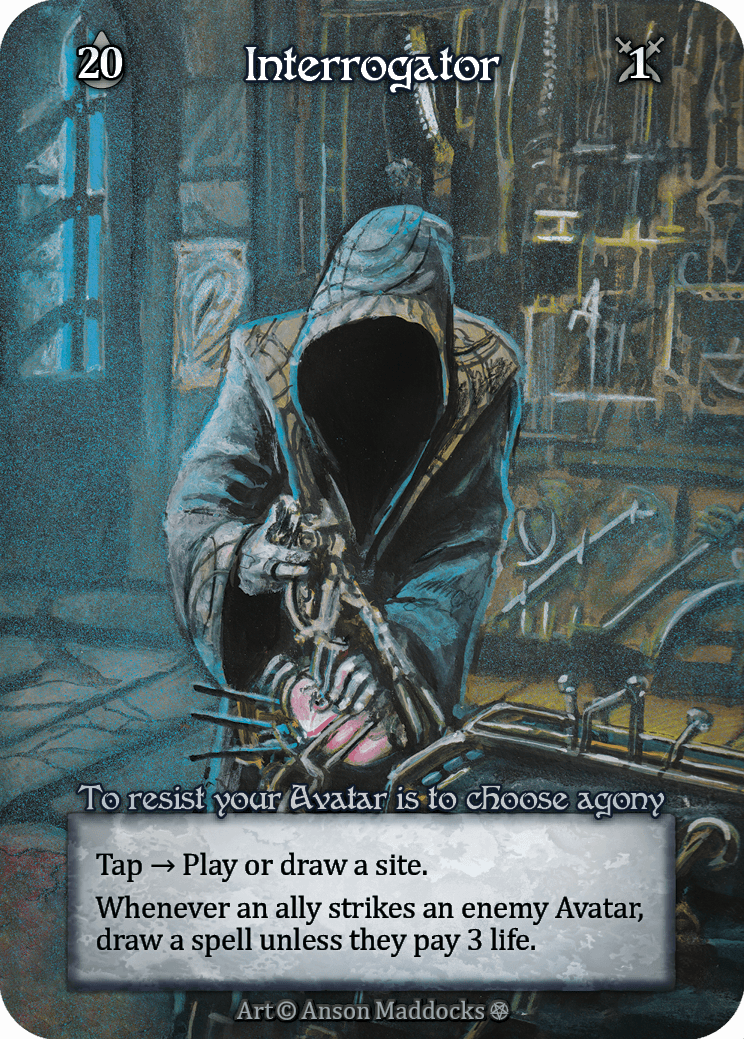 (FOIL) Interrogator - Gothic - NM