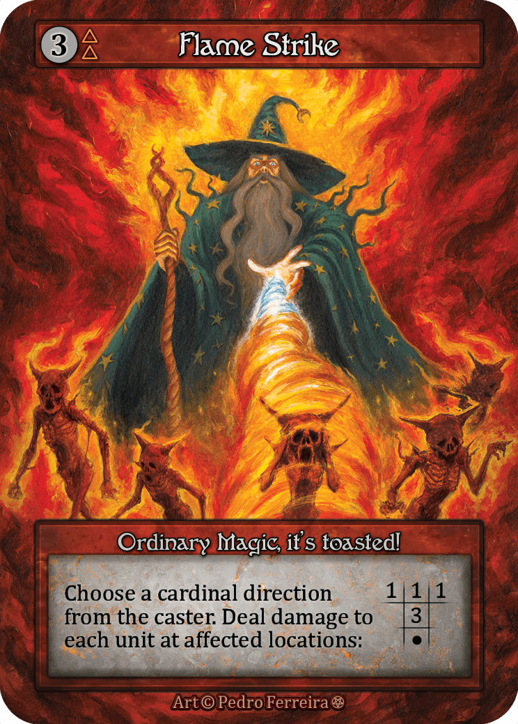 (FOIL) Flame Strike - Gothic - NM