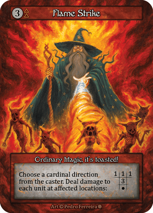 (FOIL) Flame Strike - Gothic - NM