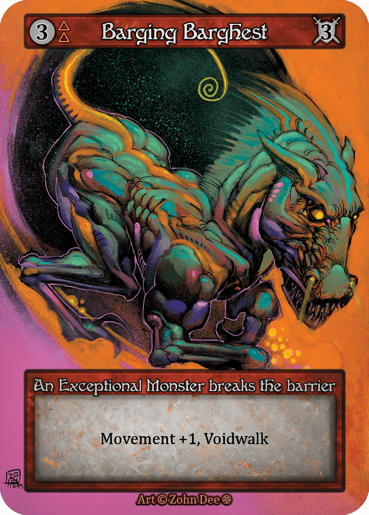 (FOIL) Barging Barghest - Gothic - NM
