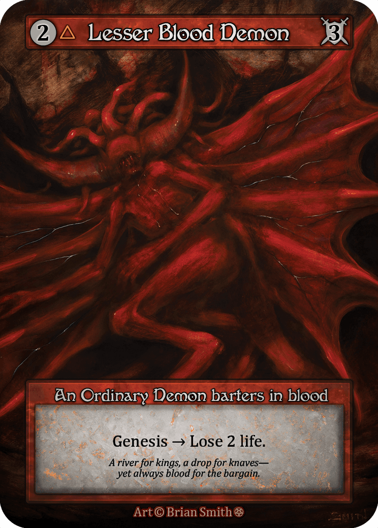 Lesser Blood Demon - Gothic - NM