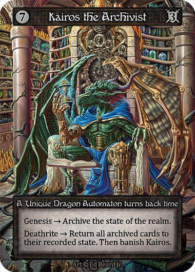 (FOIL) Kairos the Archivist - Dragonlord - NM
