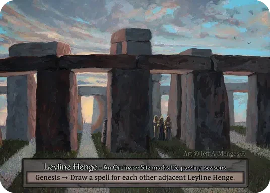 (FOIL) Leyline Henge - Arthurian Legends - NM