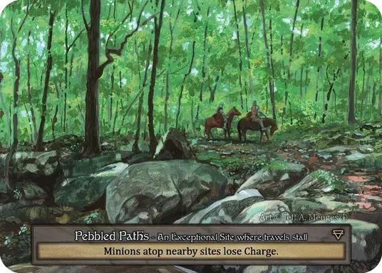 Pebbled Paths - Arthurian Legends - NM