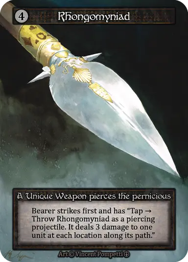 Rhongomyniad - Arthurian Legends - NM