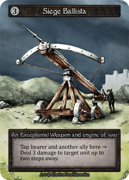 (FOIL) Siege Ballista - Beta* - NM