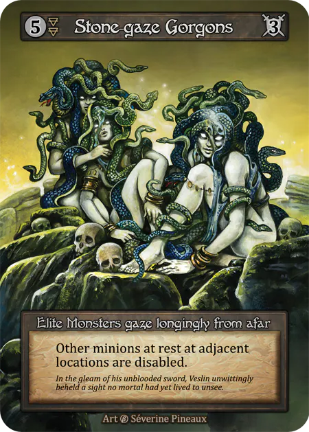 Stone-gaze Gorgons - Beta* - NM
