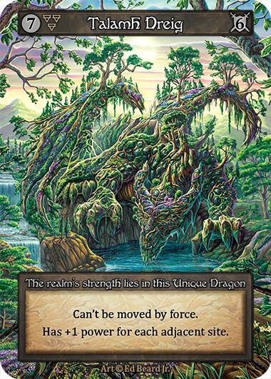 (FOIL) Talamh Dreig - Dragonlord - NM