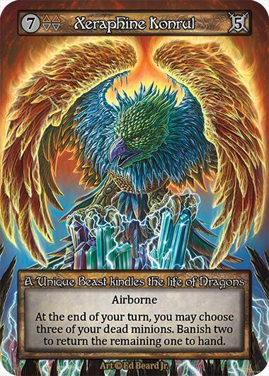(FOIL) Xeraphine Konrul - Dragonlord - NM